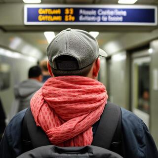 Metro entry with cap and gauze band
