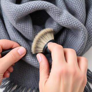 Flannel brushing for loft